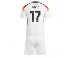 Niemcy Florian Wirtz #17 Koszulka Podstawowa dzieci ME 2024 Krótki Rękaw (+ krótkie spodenki)