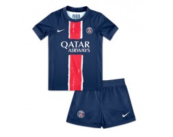 Paris Saint-Germain Koszulka Podstawowa dzieci 2024-25 Krótki Rękaw (+ krótkie spodenki)