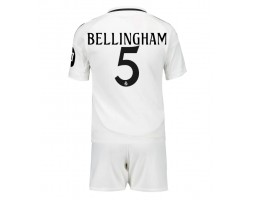 Real Madrid Jude Bellingham #5 Koszulka Podstawowa dzieci 2024-25 Krótki Rękaw (+ krótkie spodenki)