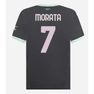 AC Milan Alvaro Morata #7 Koszulka Trzecia 2024-25 Krótki Rękaw