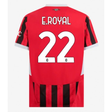 AC Milan Emerson Royal #22 Koszulka Podstawowa 2024-25 Krótki Rękaw