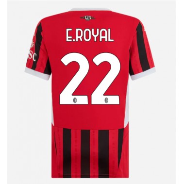 AC Milan Emerson Royal #22 Koszulka Podstawowa damskie 2024-25 Krótki Rękaw