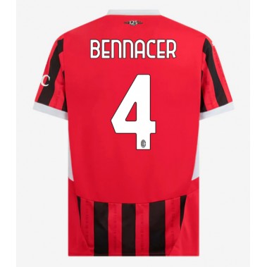 AC Milan Ismael Bennacer #4 Koszulka Podstawowa 2024-25 Krótki Rękaw