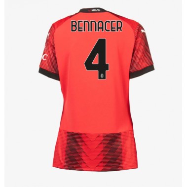 AC Milan Ismael Bennacer #4 Koszulka Podstawowa damskie 2023-24 Krótki Rękaw