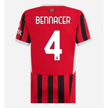 AC Milan Ismael Bennacer #4 Koszulka Podstawowa damskie 2024-25 Krótki Rękaw