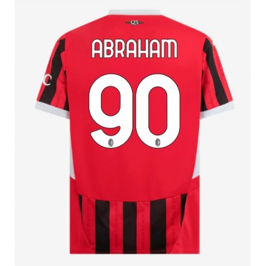 AC Milan Tammy Abraham #90 Koszulka Podstawowa 2024-25 Krótki Rękaw