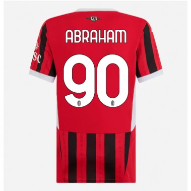 AC Milan Tammy Abraham #90 Koszulka Podstawowa damskie 2024-25 Krótki Rękaw