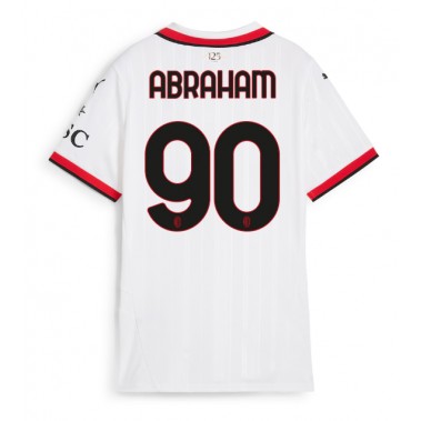 AC Milan Tammy Abraham #90 Koszulka Wyjazdowa damskie 2024-25 Krótki Rękaw