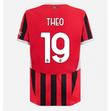 AC Milan Theo Hernandez #19 Koszulka Podstawowa 2024-25 Krótki Rękaw