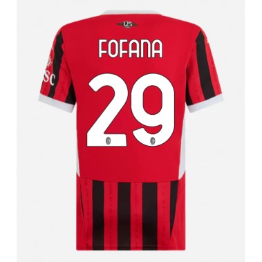 AC Milan Youssouf Fofana #29 Koszulka Podstawowa damskie 2024-25 Krótki Rękaw