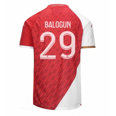 AS Monaco Folarin Balogun #29 Koszulka Podstawowa 2023-24 Krótki Rękaw