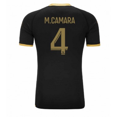 AS Monaco Mohamed Camara #4 Koszulka Wyjazdowa 2023-24 Krótki Rękaw