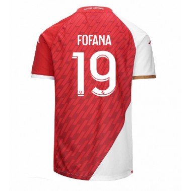 AS Monaco Youssouf Fofana #19 Koszulka Podstawowa 2023-24 Krótki Rękaw