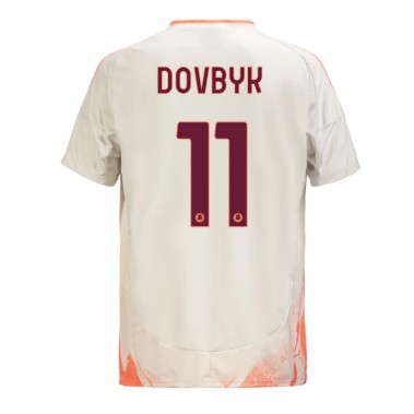 AS Roma Artem Dovbyk #11 Koszulka Wyjazdowa 2024-25 Krótki Rękaw