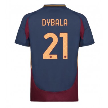 AS Roma Paulo Dybala #21 Koszulka Trzecia 2024-25 Krótki Rękaw