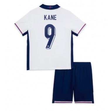 Anglia Harry Kane #9 Koszulka Podstawowa dzieci ME 2024 Krótki Rękaw (+ krótkie spodenki)