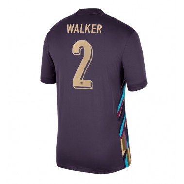 Anglia Kyle Walker #2 Koszulka Wyjazdowa ME 2024 Krótki Rękaw