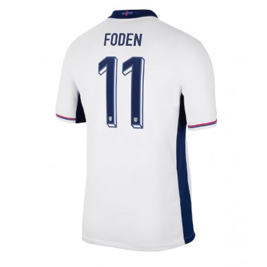 Anglia Phil Foden #11 Koszulka Podstawowa ME 2024 Krótki Rękaw