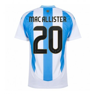 Argentyna Alexis Mac Allister #20 Koszulka Podstawowa Copa America 2024 Krótki Rękaw