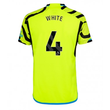 Arsenal Ben White #4 Koszulka Wyjazdowa 2023-24 Krótki Rękaw