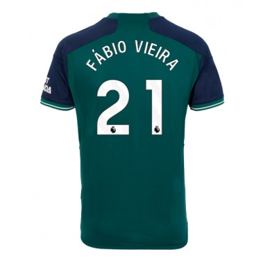Arsenal Fabio Vieira #21 Koszulka Trzecia 2023-24 Krótki Rękaw