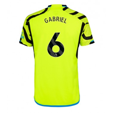 Arsenal Gabriel Magalhaes #6 Koszulka Wyjazdowa 2023-24 Krótki Rękaw