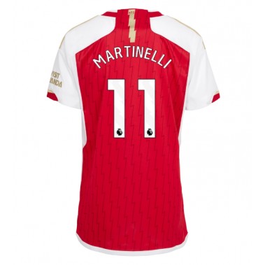 Arsenal Gabriel Martinelli #11 Koszulka Podstawowa damskie 2023-24 Krótki Rękaw