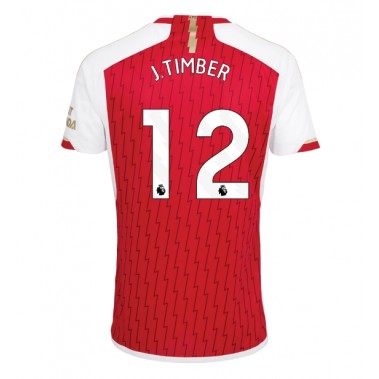 Arsenal Jurrien Timber #12 Koszulka Podstawowa 2023-24 Krótki Rękaw