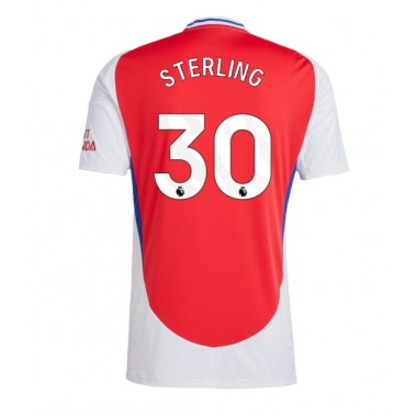 Arsenal Raheem Sterling #30 Koszulka Podstawowa 2024-25 Krótki Rękaw