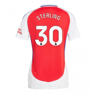 Arsenal Raheem Sterling #30 Koszulka Podstawowa damskie 2024-25 Krótki Rękaw