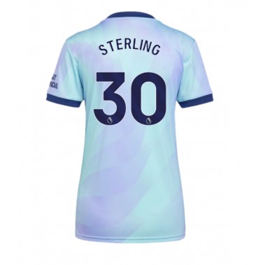 Arsenal Raheem Sterling #30 Koszulka Trzecia damskie 2024-25 Krótki Rękaw