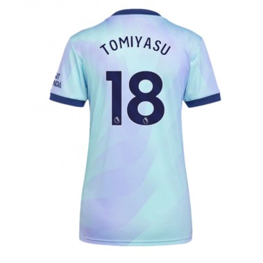 Arsenal Takehiro Tomiyasu #18 Koszulka Trzecia damskie 2024-25 Krótki Rękaw