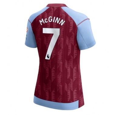 Aston Villa John McGinn #7 Koszulka Podstawowa damskie 2023-24 Krótki Rękaw