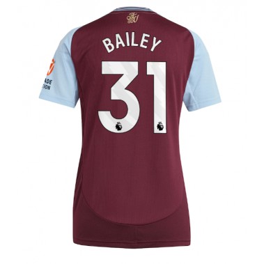 Aston Villa Leon Bailey #31 Koszulka Podstawowa damskie 2024-25 Krótki Rękaw