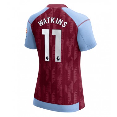 Aston Villa Ollie Watkins #11 Koszulka Podstawowa damskie 2023-24 Krótki Rękaw