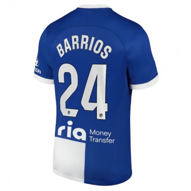 Atletico Madrid Pablo Barrios #24 Koszulka Wyjazdowa 2023-24 Krótki Rękaw