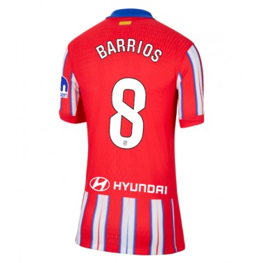 Atletico Madrid Pablo Barrios #8 Koszulka Podstawowa damskie 2024-25 Krótki Rękaw