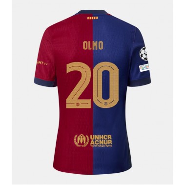 Barcelona Dani Olmo #20 Koszulka Podstawowa 2024-25 Krótki Rękaw