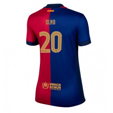 Barcelona Dani Olmo #20 Koszulka Podstawowa damskie 2024-25 Krótki Rękaw