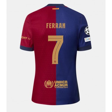 Barcelona Ferran Torres #7 Koszulka Podstawowa 2024-25 Krótki Rękaw