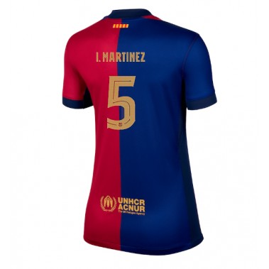 Barcelona Inigo Martinez #5 Koszulka Podstawowa damskie 2024-25 Krótki Rękaw