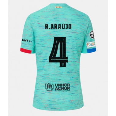 Barcelona Ronald Araujo #4 Koszulka Trzecia 2023-24 Krótki Rękaw