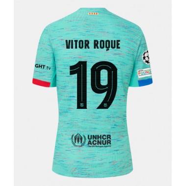 Barcelona Vitor Roque #19 Koszulka Trzecia 2023-24 Krótki Rękaw