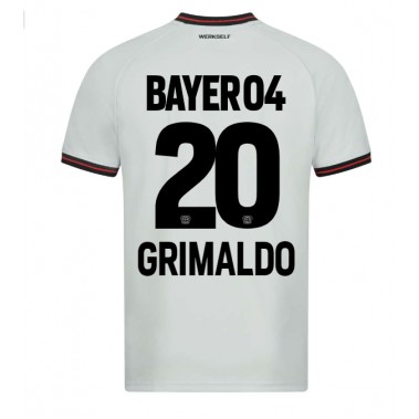 Bayer Leverkusen Alejandro Grimaldo #20 Koszulka Wyjazdowa 2023-24 Krótki Rękaw