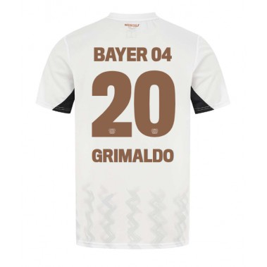 Bayer Leverkusen Alejandro Grimaldo #20 Koszulka Wyjazdowa 2024-25 Krótki Rękaw