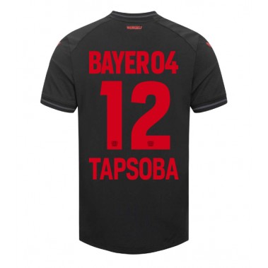 Bayer Leverkusen Edmond Tapsoba #12 Koszulka Podstawowa 2023-24 Krótki Rękaw