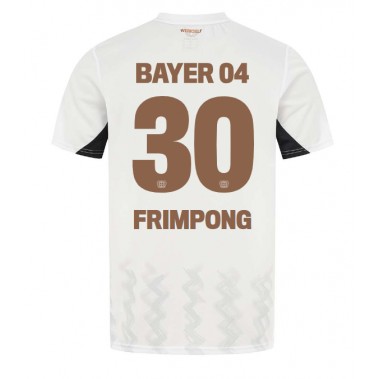 Bayer Leverkusen Jeremie Frimpong #30 Koszulka Wyjazdowa 2024-25 Krótki Rękaw