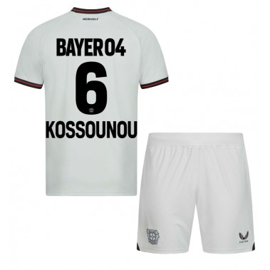 Bayer Leverkusen Odilon Kossounou #6 Koszulka Wyjazdowa dzieci 2023-24 Krótki Rękaw (+ krótkie spodenki)