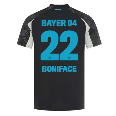 Bayer Leverkusen Victor Boniface #22 Koszulka Trzecia 2024-25 Krótki Rękaw