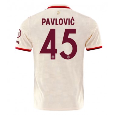 Bayern Munich Aleksandar Pavlovic #45 Koszulka Trzecia 2024-25 Krótki Rękaw